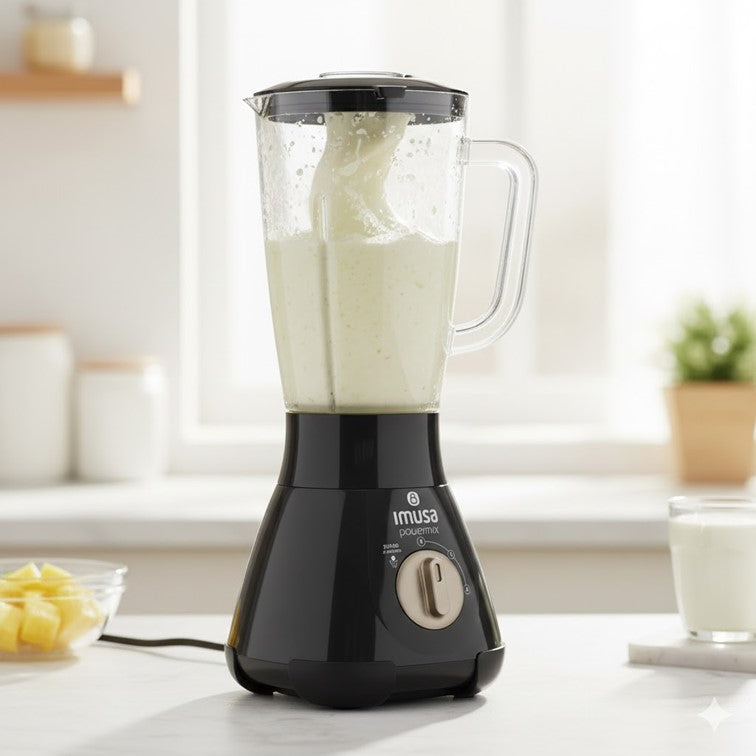 Licuadora Imusa PowerMix 2 Velocidades Vaso Plástico 5861031548