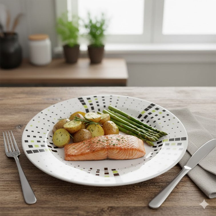 Vajilla Corona Malaya 4 Puestos 16 Piezas VL1184040116