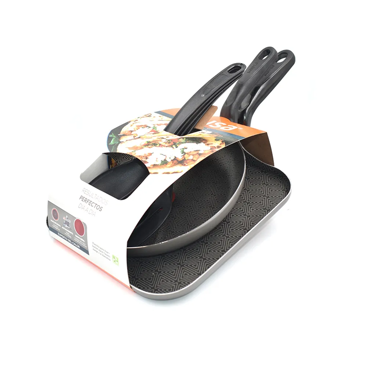 Combo Imusa Plancha Para Asar 26 Cm + Sartén 24 Cm + Juego de Utensilios 5861032203