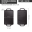 Plancha Reversible para Asar de Hierro Fundido Victoria 33 X 21 Cm