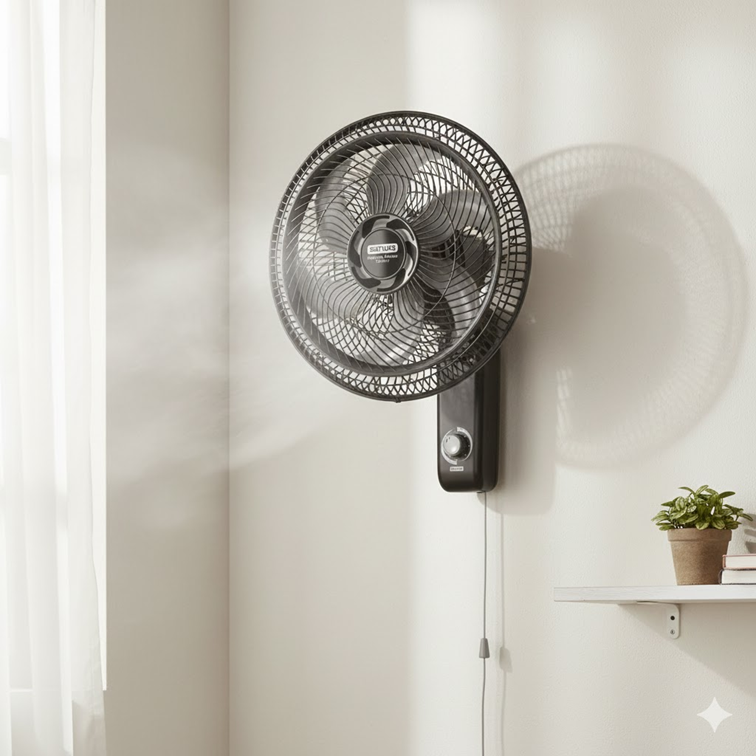 Ventilador Samurai Silence Force Maxx de Pared Negro 5861036468