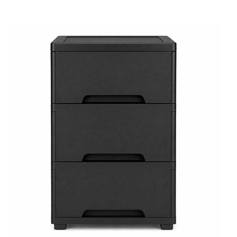 Cajonero Portofino Armaty de 3 Gavetas Color Negro