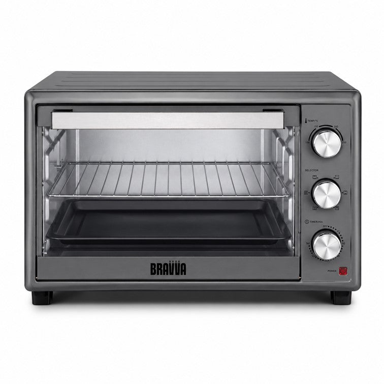 Horno Eléctrico BRAVVA HAUS Rotisserie de 46 Litros en Acero Inoxidable VV003