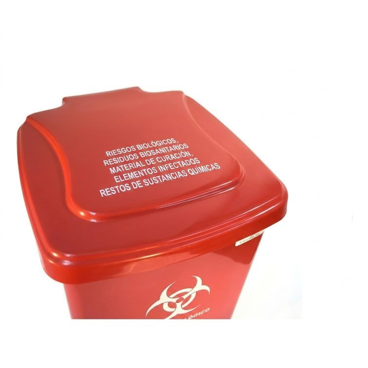 Papelera de Pedal Cuadrada de 22 Litros Colplast