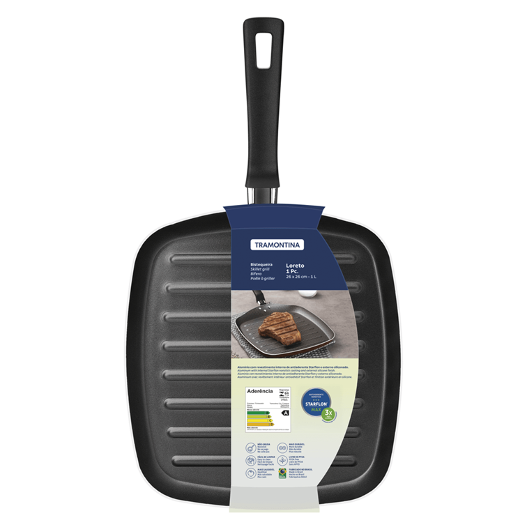 Bifera Tramontina Loreto en Aluminio Starflon 26 Cm 20392/024