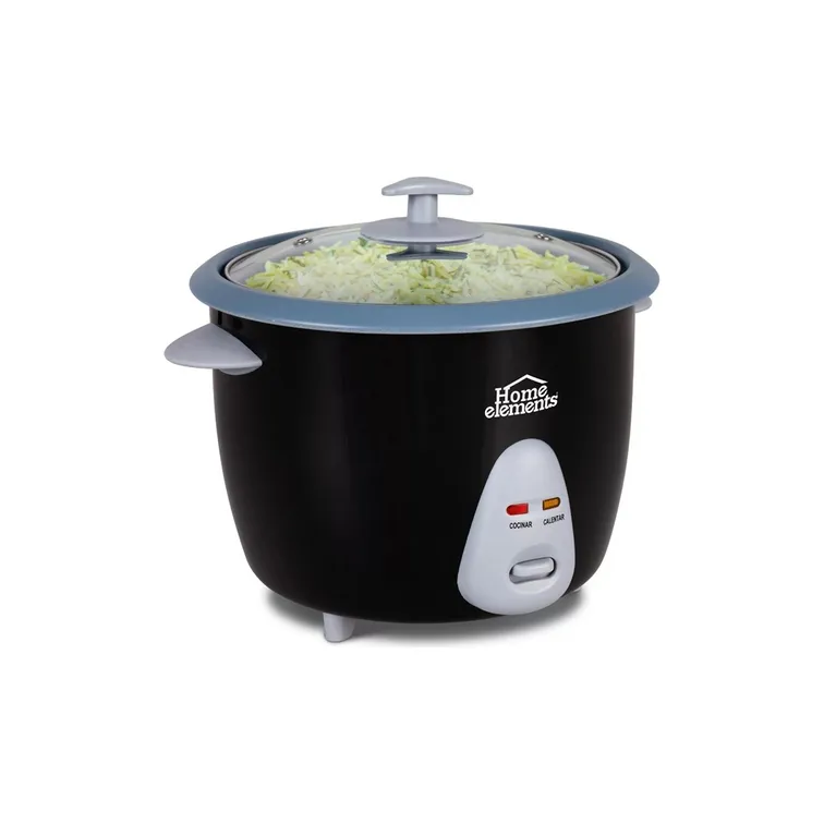 Olla Arrocera Home Elements de  1,8 Libras Negra HEAR-18N