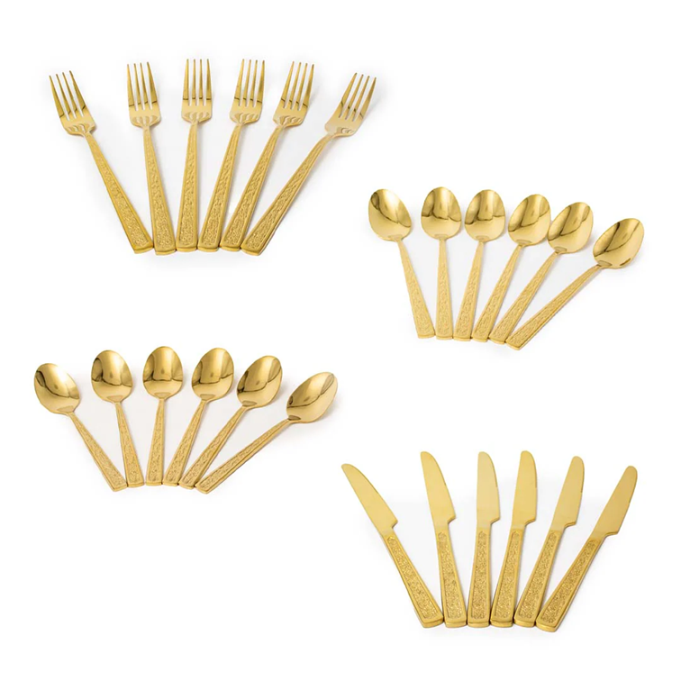 Set de Cubiertos Santiago x 24 Piezas Alana Life LF0414