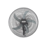 Ventilador Air Pro Samurai de Pared de 22" Negro