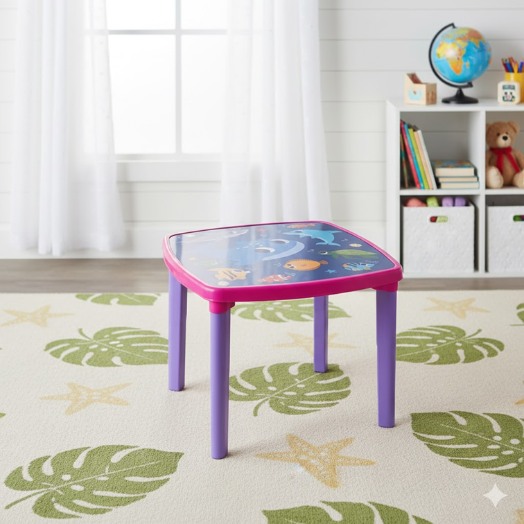 Mesa Infantil Armaty Decorada Océano