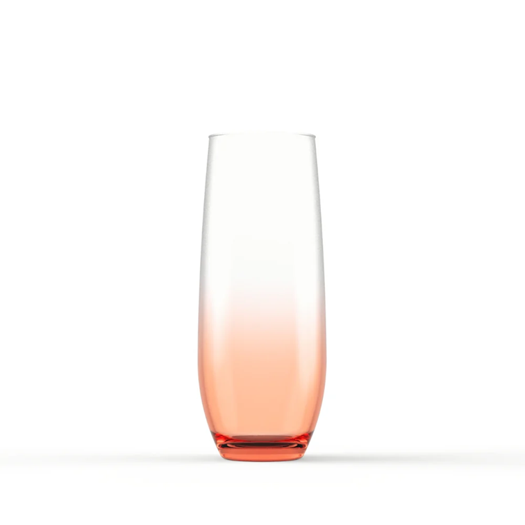 Set X6 Unidades de Vasos Champaña Stemless Guapa Cristar