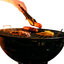 Asador a Carbón BBQ Portable con ruedas Home Elements HEJL22017A