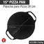 Plancha de Hierro Fundido Victoria Para Pizza Doble Asa 38 Cm