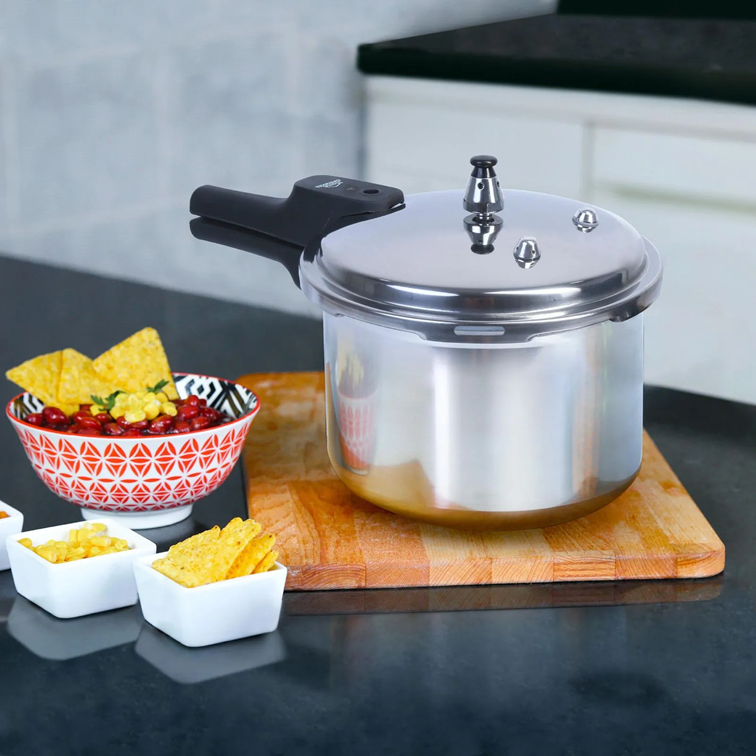 Olla a Presión Home Elements de 4,2 Litros Con Tapa en Acero Inoxidable HEPC42LLSS