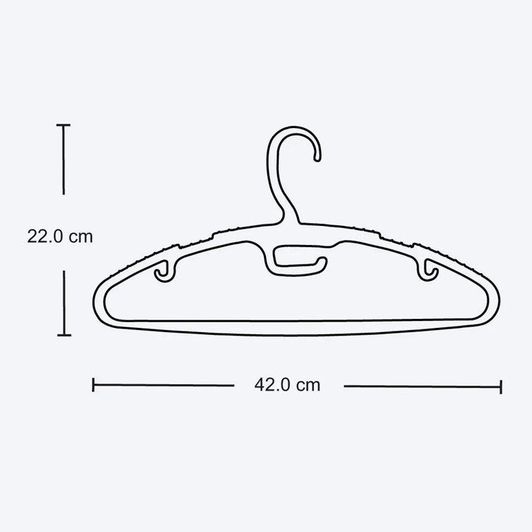 Set de Ganchos x10 Und Para Ropa Rimax 7517