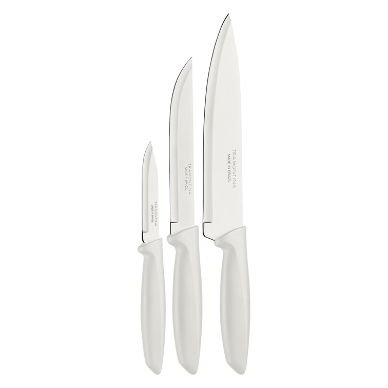 Combo de Cocina Tramontina - Sartenes X3 Und Turim + Cuchillos X3 Und Condor