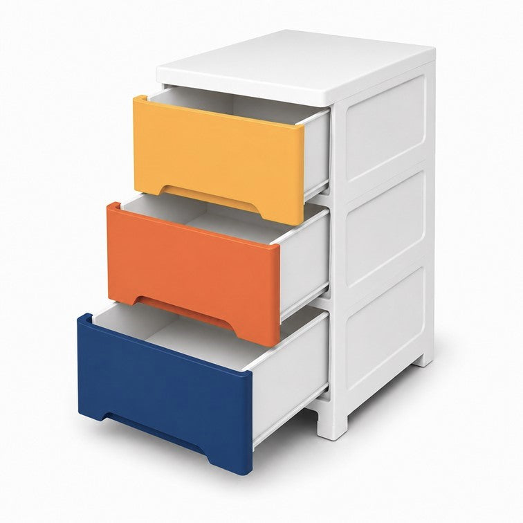 Cajonero Portofino Infantil Armaty de 3 Gavetas Color Niño