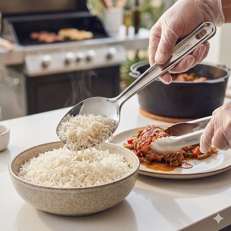Cuchara Tramontina Extrata para Arroz en Acero Inoxidable 63815/101