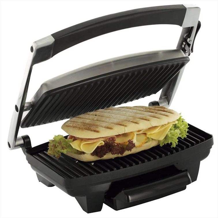 Asador Panini Grill Kalley De 2 Puestos K-SG100
