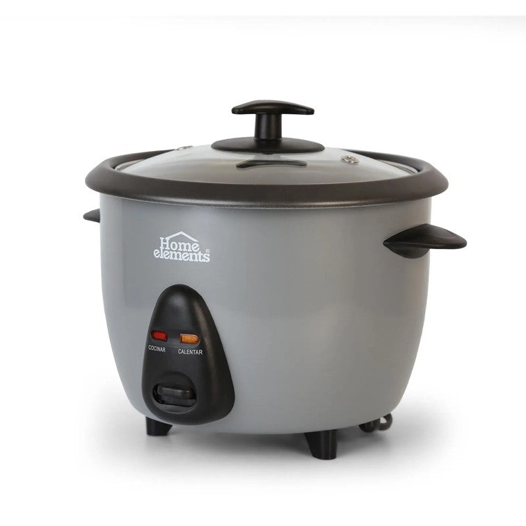 Olla Arrocera Home Elements de 1,0 Libra Gris HEAR-10G