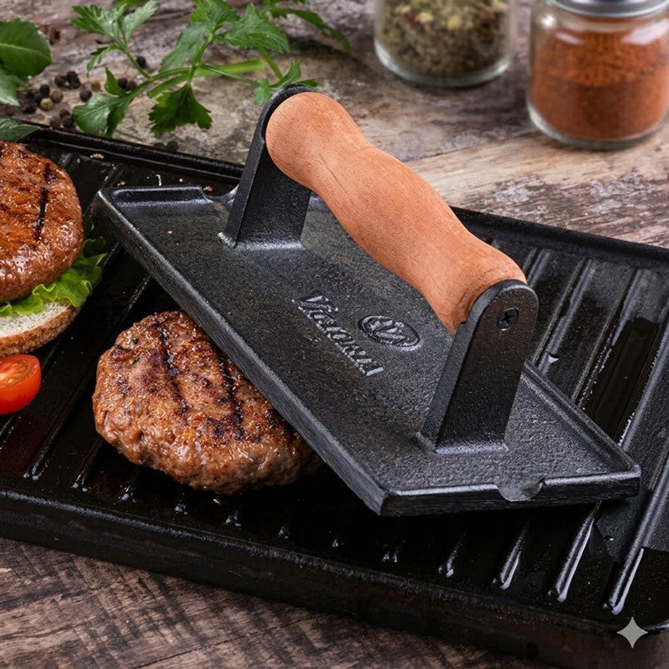 Prensa Para Carne de Hierro Fundido Victoria de 21 X 11 Cm 38786
