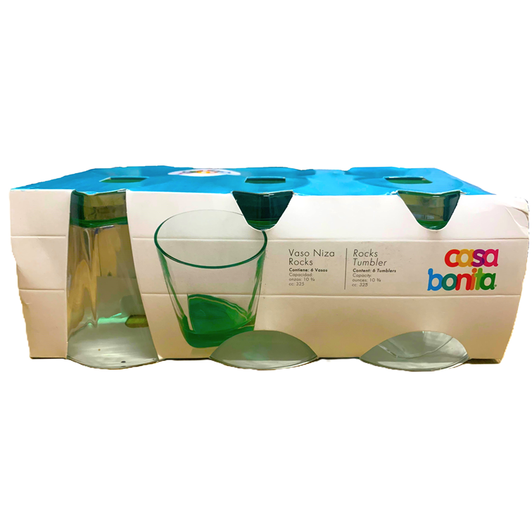 Set X6 Unidades de Vasos Niza Rocks Cristar 0614CFC6CB