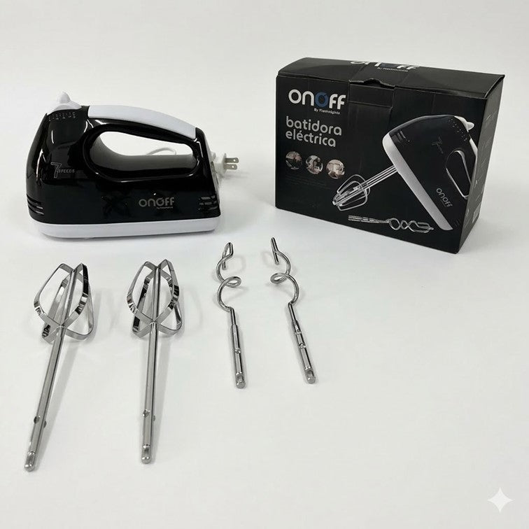 Batidora De Mano Electrica OnOff Negra RP1943