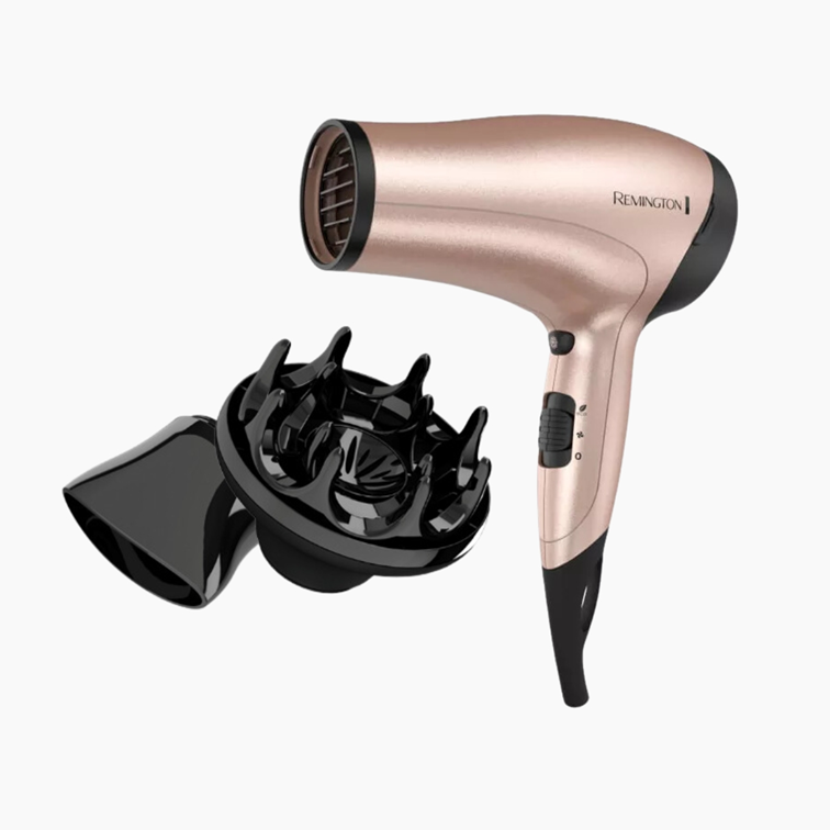 Combo Plancha de Cabello Remington + Secador Rose Gold D3015-S1520