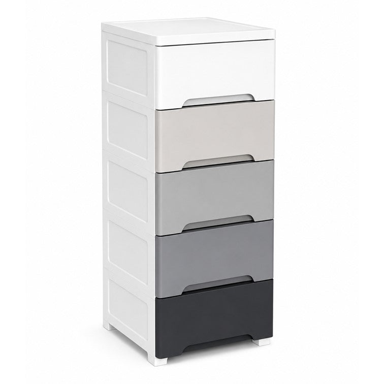 Cajonero Portofino Armaty de 5 Gavetas Colores Grises