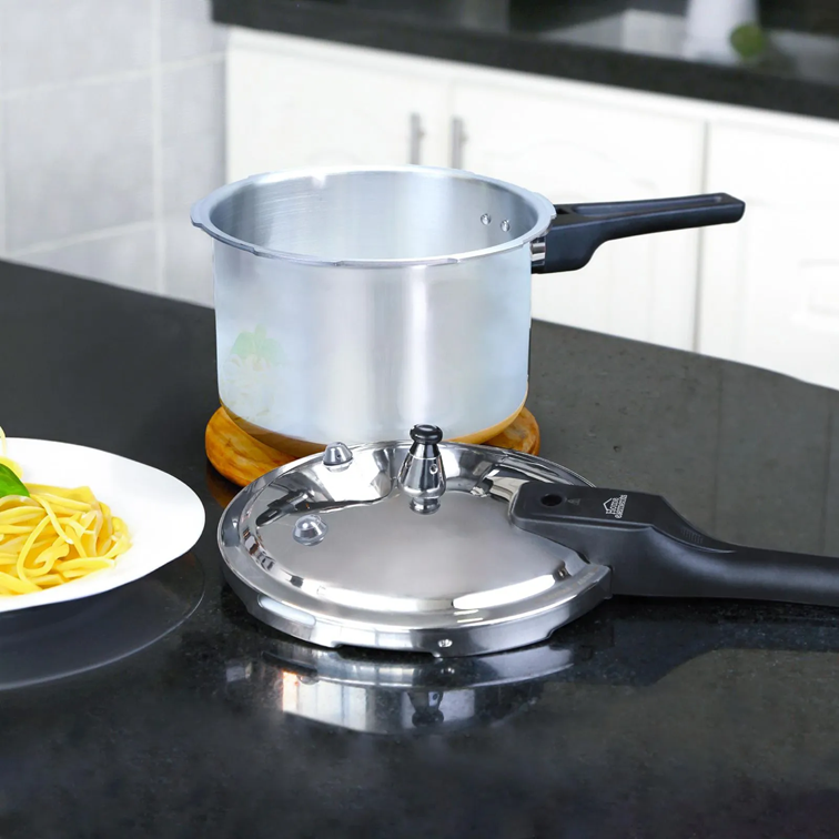 Olla a Presión Home Elements de 4,2 Litros Con Tapa en Acero Inoxidable HEPC42LLSS
