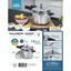 Olla  A Presión Aluminio Home Elements 7 Litros Tapa En Acero
