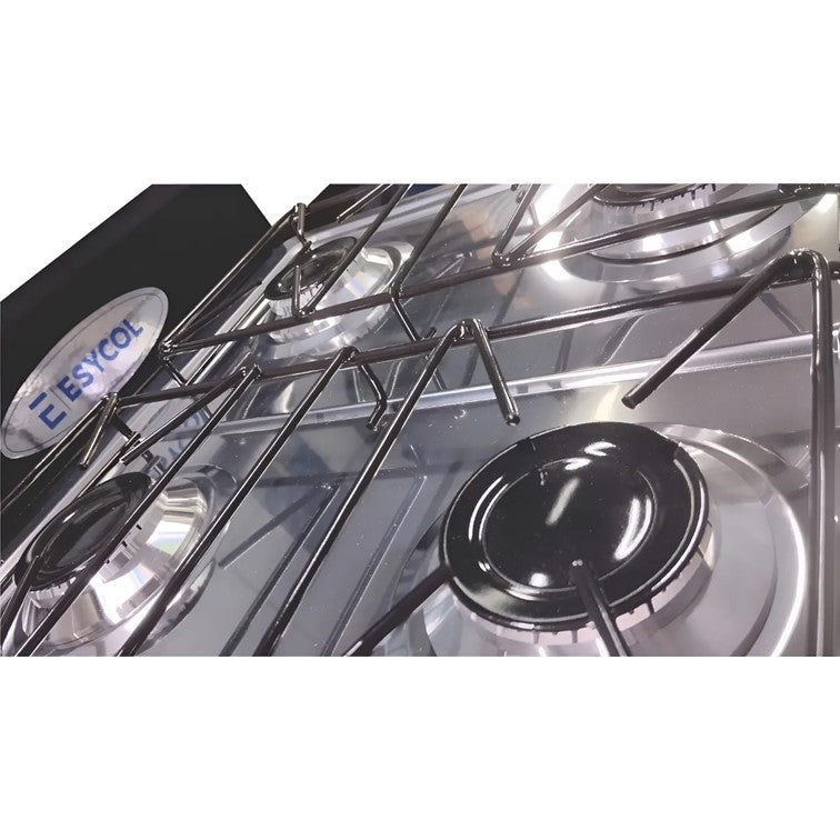 Estufa de Sobremesa En Acero Inoxidable Esycol de 4 Puestos E-104