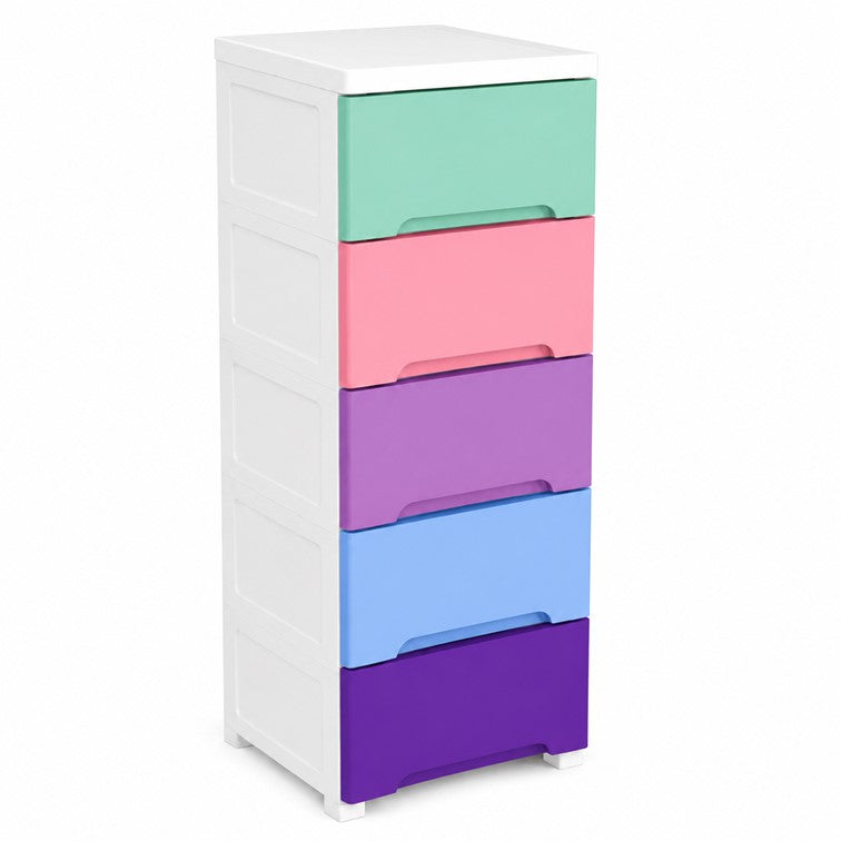 Cajonero Portofino Infantil Armaty de 5 Gavetas Color Niña