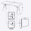 Mesa Banquetera Rimax Grande Blanca 8210