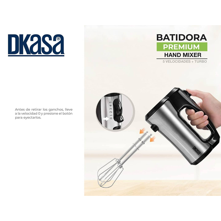 Batidora de Mano Premium Hand Mixer Dkasa HM112