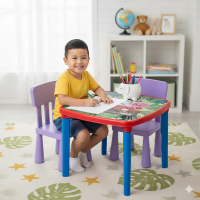 Mesa Infantil Armaty Decorada Safari