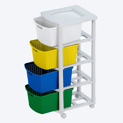 Cajonero Apariencia Rattan Rimax 4 Gavetas Aventure Niño 14006