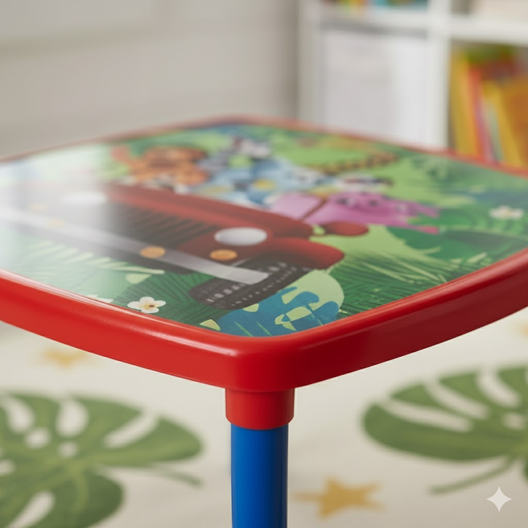 Mesa Infantil Armaty Decorada Safari