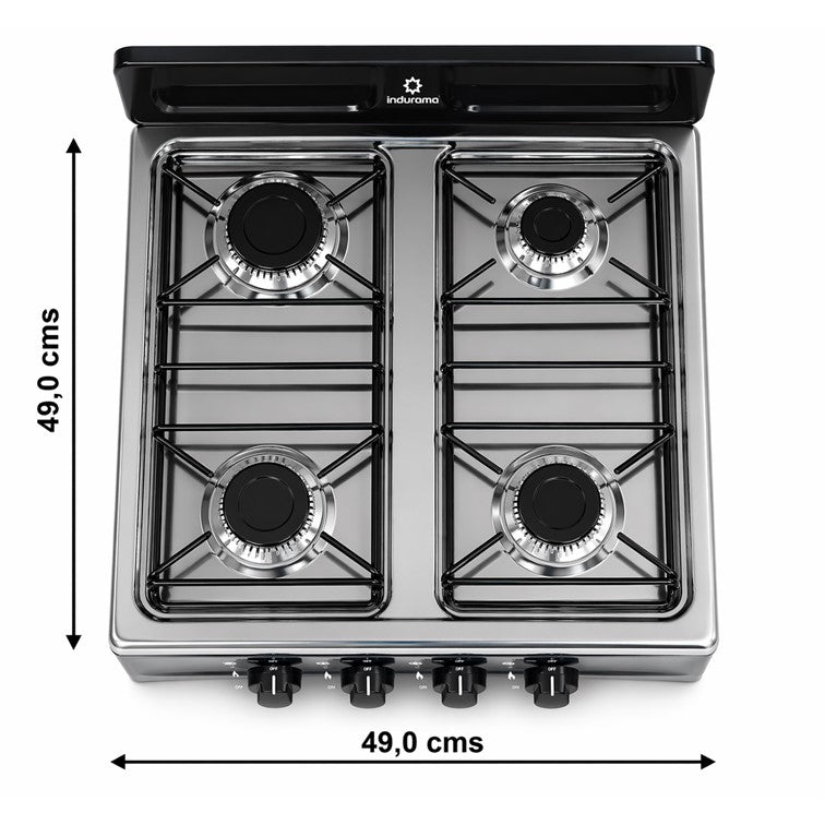 Estufa de Sobremesa Indurama de 4 Puestos en Acero Inoxidable EMI-410AR