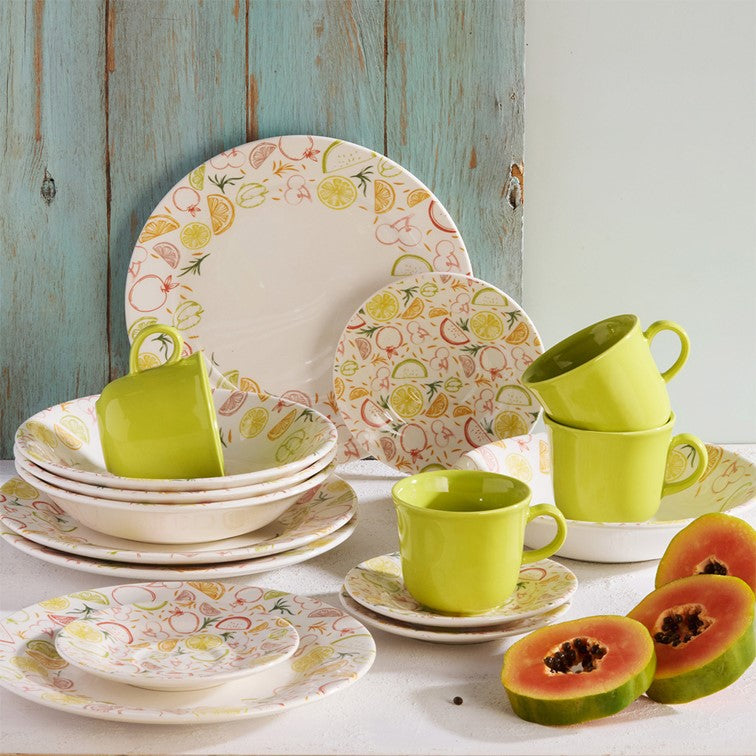 Vajilla Corona Néctar 4 Puestos 16 Piezas VL169I040116