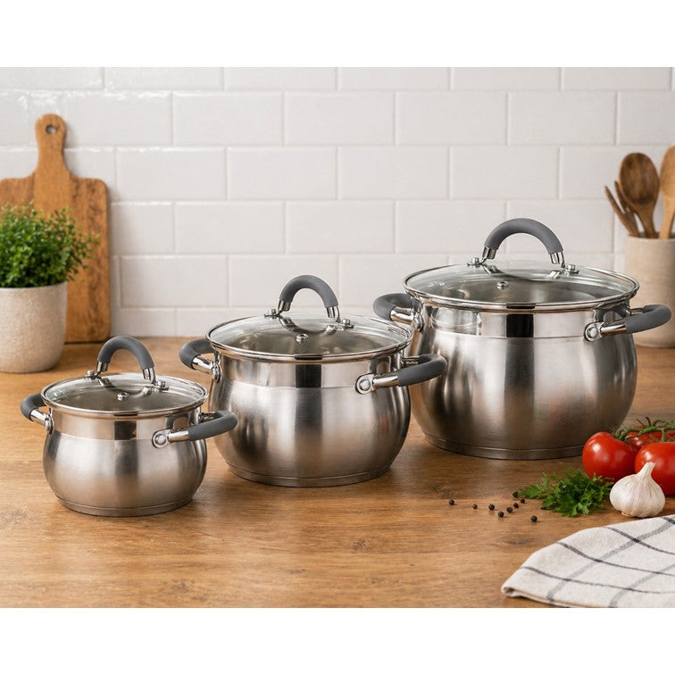 Olla en Acero Inoxidable de 24 Cm Home Elements HESOA-24