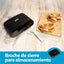 Sanduchera Dos Puestos Home Elements Platos Grill Negro HESMG155N