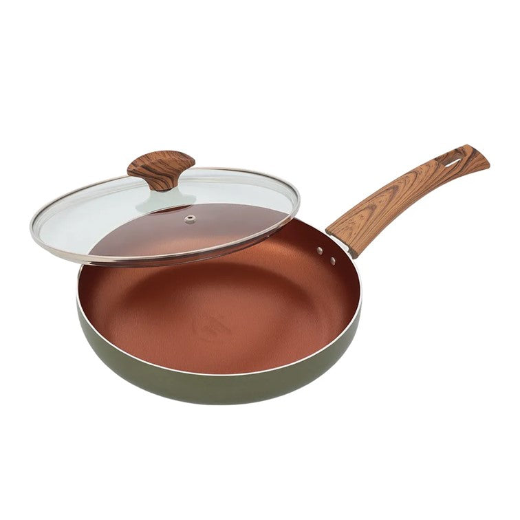 Sartén Universal Cuarzo + Tapa de Vidrio de 20 Cm L49061