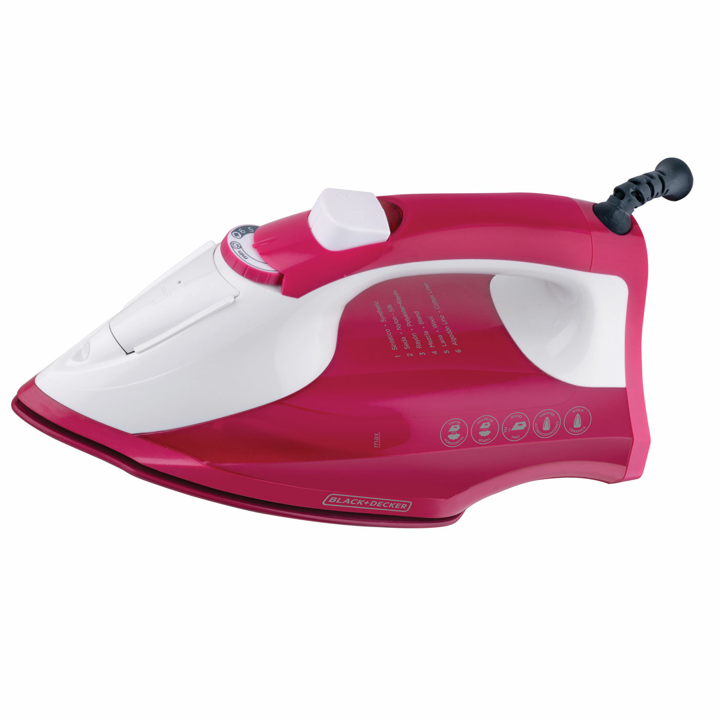 Plancha a Vapor  Fucsia Black + Decker