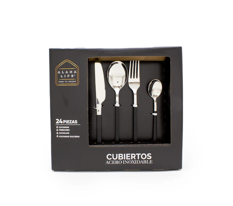 Set de Cubiertos Miami x 24 Piezas Alana Life LF0800