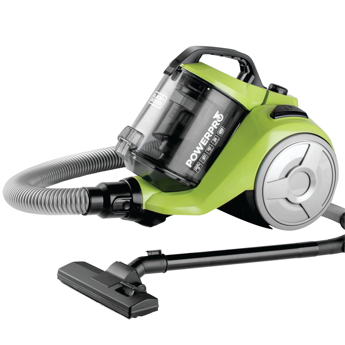 Aspiradora Power Pro Verde de 2,5 litros Black + Decker