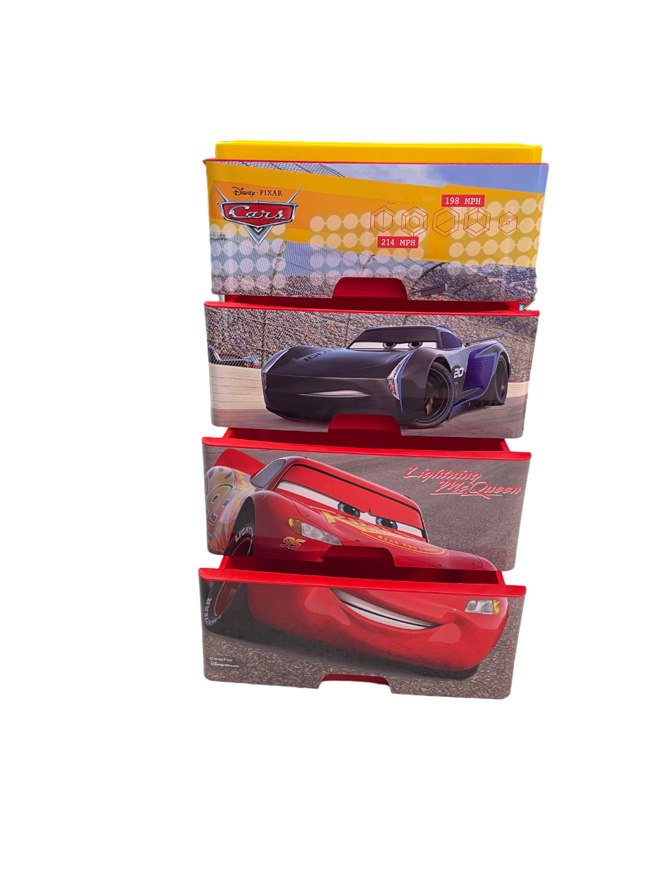 Cajonero Disney Cars X4 Niveles Duraplast