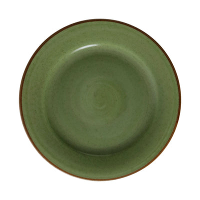 Plato Pando Ala 31.6cm Linea Artisan Verde Oliva